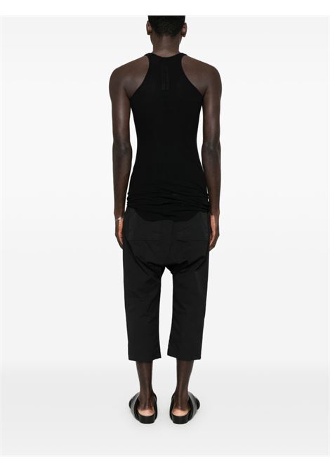 basic rib tank top man black RICK OWENS | RU01F2150 RC09